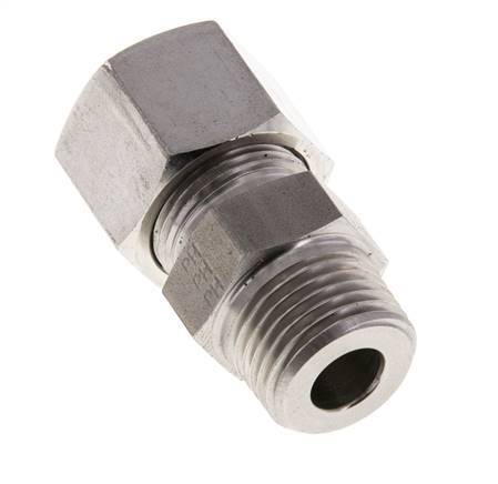 14S & R1/2'' Stainless Steel Straight Cutting Fitting with Male Threads 630 bar ISO 8434-1