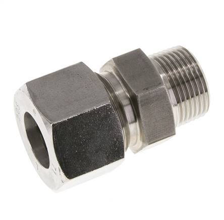 20L & R3/4'' Stainless Steel Straight Cutting Fitting with Male Threads 400 bar ISO 8434-1