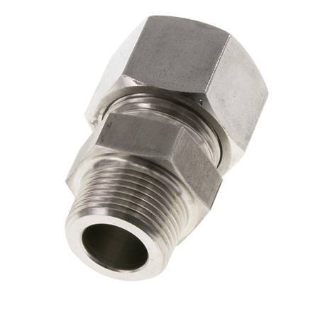 20L & R3/4'' Stainless Steel Straight Cutting Fitting with Male Threads 400 bar ISO 8434-1