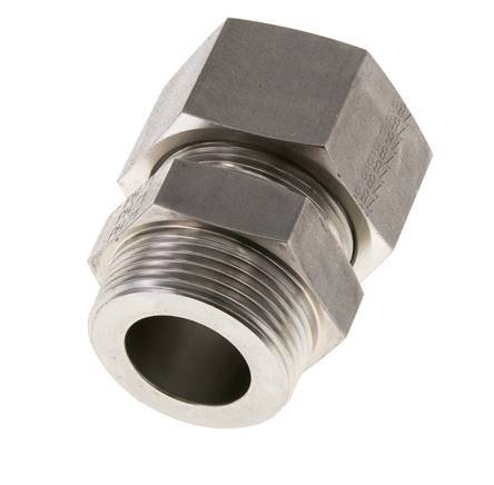 30L & R1-1/4'' Stainless Steel Straight Cutting Fitting with Male Threads 400 bar ISO 8434-1