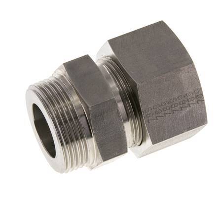 30L & R1-1/4'' Stainless Steel Straight Cutting Fitting with Male Threads 400 bar ISO 8434-1