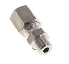 6L & R1/8'' Stainless Steel Straight Compression Fitting with Male Threads 315 bar ISO 8434-1