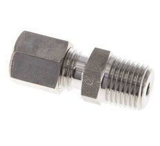 6L & R1/4'' Stainless Steel Straight Compression Fitting with Male Threads 315 bar ISO 8434-1