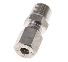 6L & R1/4'' Stainless Steel Straight Compression Fitting with Male Threads 315 bar ISO 8434-1
