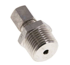 6L & R1/2'' Stainless Steel Straight Compression Fitting with Male Threads 315 bar ISO 8434-1