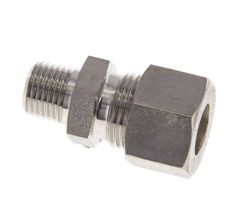 12L & R1/4'' Stainless Steel Straight Compression Fitting with Male Threads 315 bar ISO 8434-1