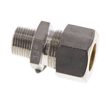 15L & R3/8'' Stainless Steel Straight Compression Fitting with Male Threads 315 bar ISO 8434-1