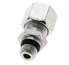 10L & UNF 7/16''-20 Zink plated Steel Straight Cutting Fitting with Male Threads 315 bar ISO 8434-1