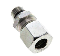 10L & UNF 7/16''-20 Zink plated Steel Straight Cutting Fitting with Male Threads 315 bar ISO 8434-1