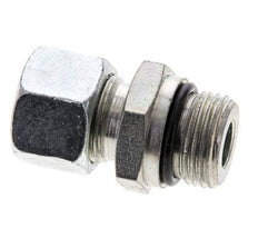 12L & UNF 3/4''-16 Zink plated Steel Straight Cutting Fitting with Male Threads 315 bar ISO 8434-1