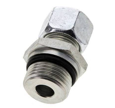 12L & UNF 7/8''-14 Zink plated Steel Straight Cutting Fitting with Male Threads 315 bar ISO 8434-1