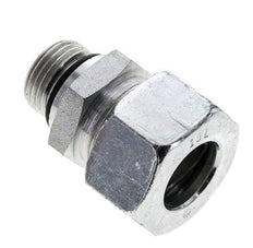 18L & UNF 3/4''-16 Zink plated Steel Straight Cutting Fitting with Male Threads 315 bar ISO 8434-1