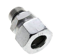 18L & UNF 3/4''-16 Zink plated Steel Straight Cutting Fitting with Male Threads 315 bar ISO 8434-1