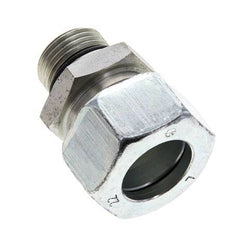 22L & UNF 7/8''-14 Zink plated Steel Straight Cutting Fitting with Male Threads 160 bar ISO 8434-1