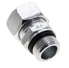 22L & UN 1-1/16''-12 Zink plated Steel Straight Cutting Fitting with Male Threads 160 bar ISO 8434-1