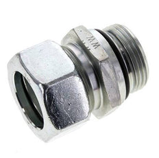 28L & UN 1-5/16''-12 Zink plated Steel Straight Cutting Fitting with Male Threads 160 bar ISO 8434-1