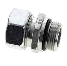 28L & UN 1-5/16''-12 Zink plated Steel Straight Cutting Fitting with Male Threads 160 bar ISO 8434-1