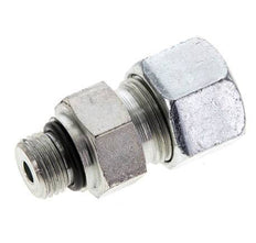 12S & UNF 9/16''-18 Zink plated Steel Straight Cutting Fitting with Male Threads 630 bar ISO 8434-1