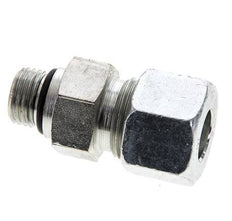 12S & UNF 9/16''-18 Zink plated Steel Straight Cutting Fitting with Male Threads 630 bar ISO 8434-1