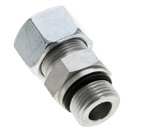 16S & UNF 7/8''-14 Zink plated Steel Straight Cutting Fitting with Male Threads 400 bar ISO 8434-1