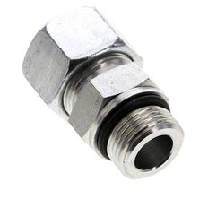 20S & UN 1-1/16''-12 Zink plated Steel Straight Cutting Fitting with Male Threads 400 bar ISO 8434-1