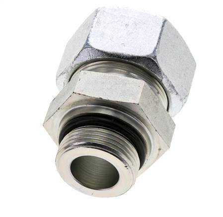 30S & UN 1-5/16''-12 Zink plated Steel Straight Cutting Fitting with Male Threads 400 bar ISO 8434-1