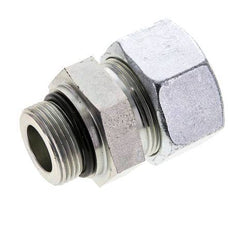 30S & UN 1-5/16''-12 Zink plated Steel Straight Cutting Fitting with Male Threads 400 bar ISO 8434-1
