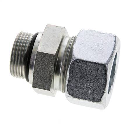 30S & UN 1-5/16''-12 Zink plated Steel Straight Cutting Fitting with Male Threads 400 bar ISO 8434-1