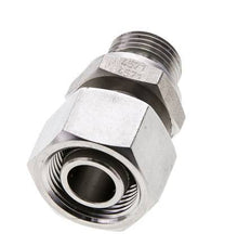 15L & M18x1.5 Stainless Steel Straight Swivel with Male Threads 315 bar FKM Adjustable ISO 8434-1