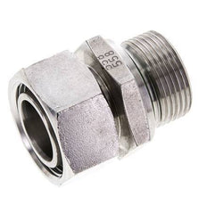 28L & M33x2 Stainless Steel Straight Swivel with Male Threads 160 bar FKM Adjustable ISO 8434-1