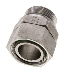 35L & M42x2 Stainless Steel Straight Swivel with Male Threads 160 bar FKM Adjustable ISO 8434-1
