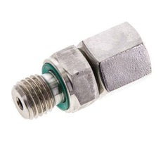6S & M12x1.5 Stainless Steel Straight Swivel with Male Threads 630 bar FKM Adjustable ISO 8434-1
