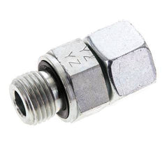 12L & M16x1.5 Zink plated Steel Straight Swivel with Male Threads 315 bar NBR O-ring Sealing Cone Adjustable ISO 8434-1