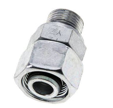 15L & M18x1.5 Zink plated Steel Straight Swivel with Male Threads 315 bar NBR O-ring Sealing Cone Adjustable ISO 8434-1