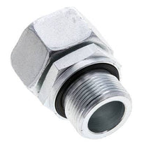 22L & M26x1.5 Zink plated Steel Straight Swivel with Male Threads 160 bar NBR O-ring Sealing Cone Adjustable ISO 8434-1