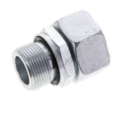 22L & M26x1.5 Zink plated Steel Straight Swivel with Male Threads 160 bar NBR O-ring Sealing Cone Adjustable ISO 8434-1