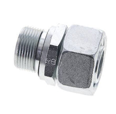 22L & M26x1.5 Zink plated Steel Straight Swivel with Male Threads 160 bar NBR O-ring Sealing Cone Adjustable ISO 8434-1