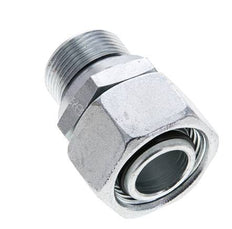 22L & M26x1.5 Zink plated Steel Straight Swivel with Male Threads 160 bar NBR O-ring Sealing Cone Adjustable ISO 8434-1