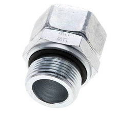 28L & M33x2 Zink plated Steel Straight Swivel with Male Threads 160 bar NBR O-ring Sealing Cone Adjustable ISO 8434-1