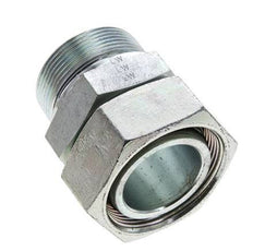 42L & M48x2 Zink plated Steel Straight Swivel with Male Threads 160 bar NBR O-ring Sealing Cone Adjustable ISO 8434-1