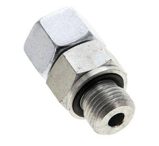 10S & M16x1.5 Zink plated Steel Straight Swivel with Male Threads 630 bar NBR O-ring Sealing Cone Adjustable ISO 8434-1