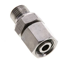 10L & M14x1.5 Stainless Steel Straight Swivel with Male Threads 315 bar FKM O-ring Sealing Cone Adjustable ISO 8434-1