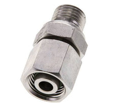 10L & M14x1.5 Stainless Steel Straight Swivel with Male Threads 315 bar FKM O-ring Sealing Cone Adjustable ISO 8434-1