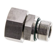 18L & M22x1.5 Stainless Steel Straight Swivel with Male Threads 315 bar FKM O-ring Sealing Cone Adjustable ISO 8434-1