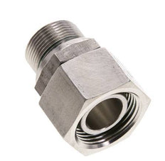 22L & M26x1.5 Stainless Steel Straight Swivel with Male Threads 160 bar FKM O-ring Sealing Cone Adjustable ISO 8434-1
