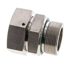 42L & M48x2 Stainless Steel Straight Swivel with Male Threads 160 bar FKM O-ring Sealing Cone Adjustable ISO 8434-1