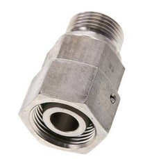 20S & M27x2 Stainless Steel Straight Swivel with Male Threads 400 bar FKM O-ring Sealing Cone Adjustable ISO 8434-1