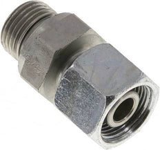 14S & G1/2'' Zink plated Steel Straight Swivel with Male Threads 630 bar NBR Adjustable ISO 8434-1