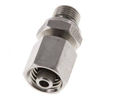 6L & G1/8'' Stainless Steel Straight Swivel with Male Threads 315 bar FKM Adjustable ISO 8434-1