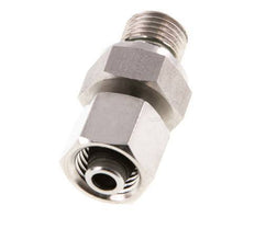 8L & G1/4'' Stainless Steel Straight Swivel with Male Threads 315 bar FKM Adjustable ISO 8434-1